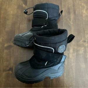 Totes Winter Snow Boots Kids Boys 8T Black Winter Outdoor School ❄️☃️